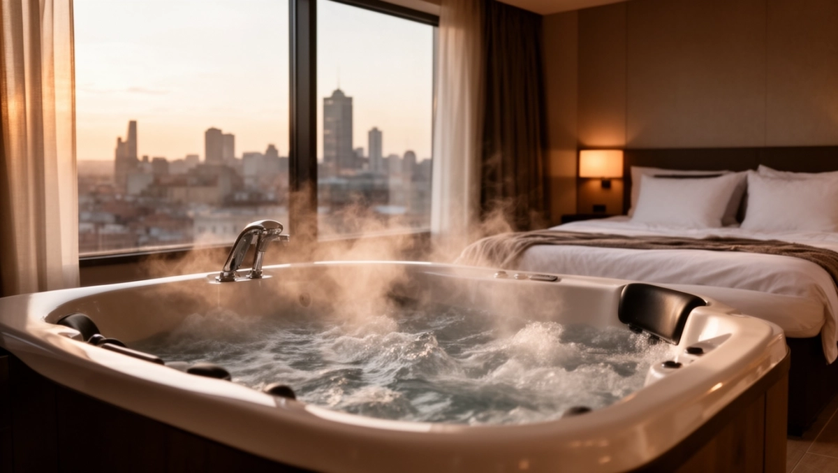Hotel z jacuzzi w pokoju Warszawa
