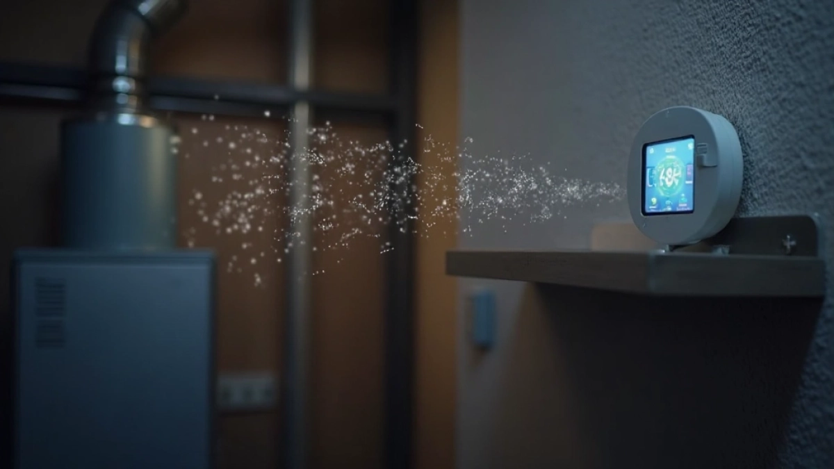 Komunikat brak transmisji z regulatorem pokojowym