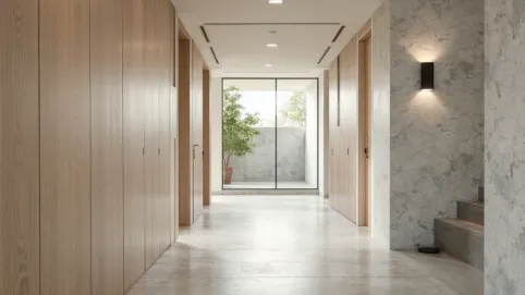 Co położyć na ściany w przedpokoju i klatki schodowej