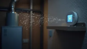 Komunikat brak transmisji z regulatorem pokojowym