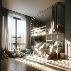 Mały Pokój Dziecięcy Z Łóżkiem Piętrowym