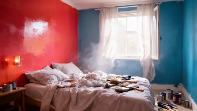 Po jakim czasie od malowania można spać w pokoju