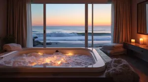 pokoje z jacuzzi nad morzem