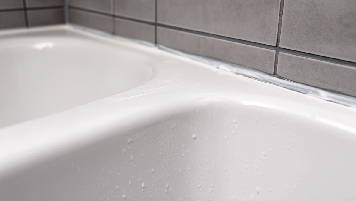 Wykończenie wanny przy ścianie