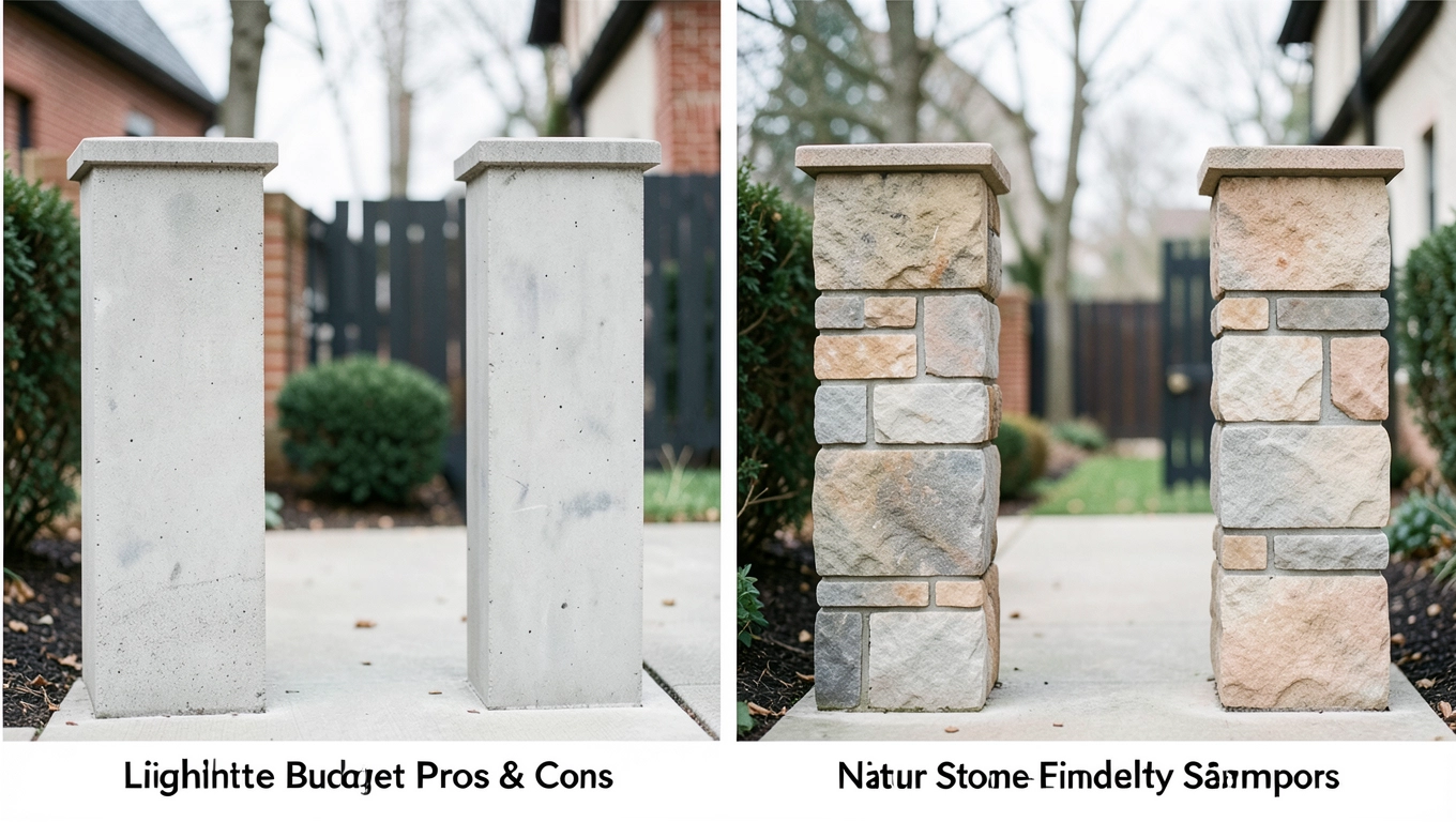 Zalety i wady materiałów do filarów wejściowych